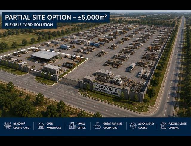 1,000M² WAREHOUSE TO LET IN CLAYVILLE